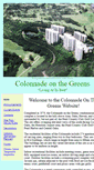 Mobile Screenshot of colonnadeonthegreens.org